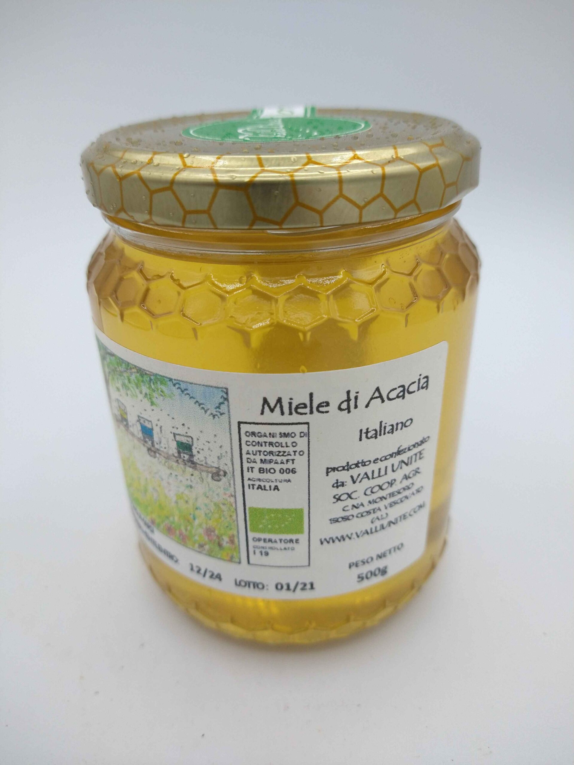Miele di acacia bio Valli del Canavese